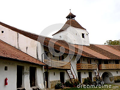 Honigberg (Harman) fortified church, Saxon, Romania Editorial Stock Photo